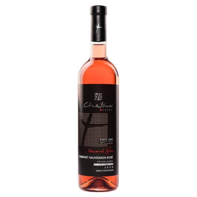 Chateau Modra Premium Cabernet Sauvignon Rosé neskorý zber 0,75l