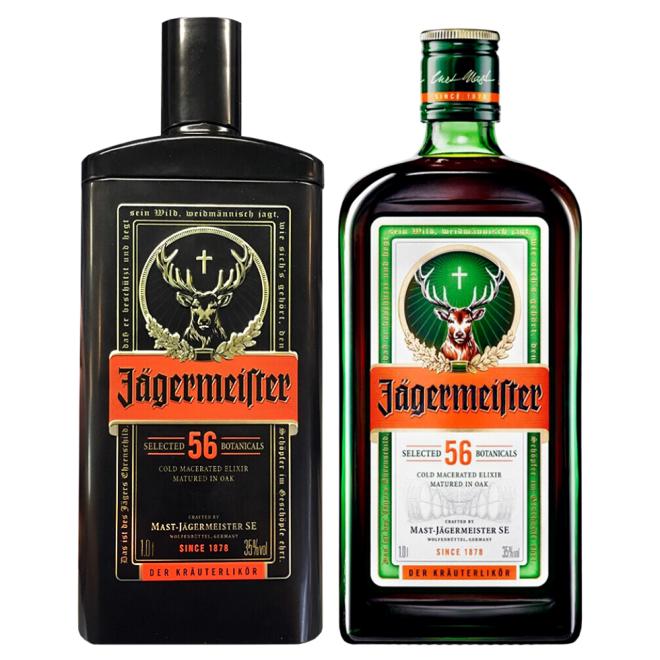 Jägermeister 1,0l 35% + tuba