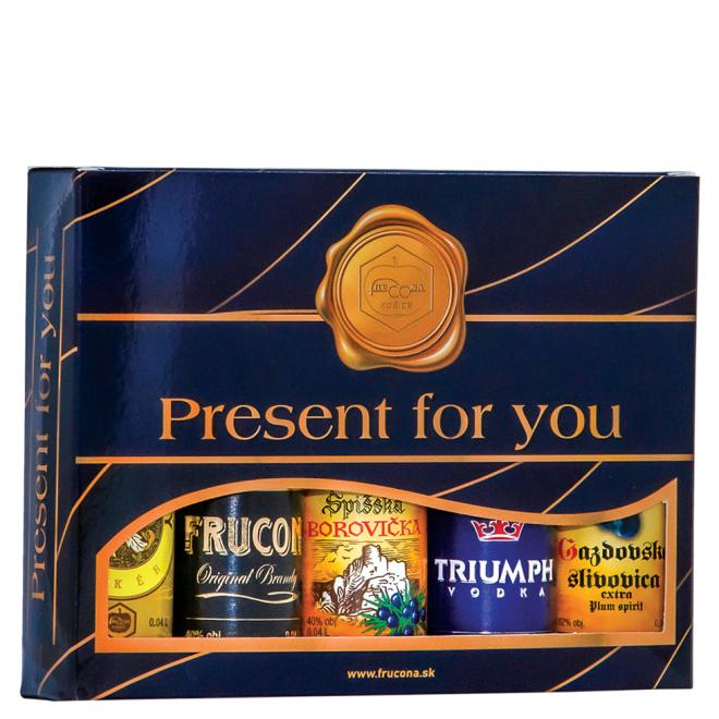 Frucona Present for you MINI 5x 0,04l 41,4% + kartón