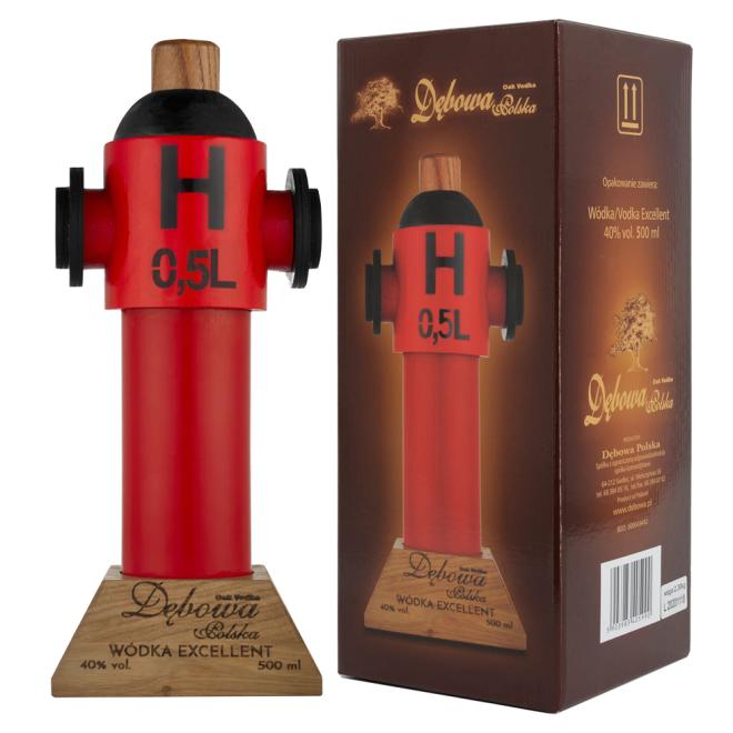 Dębowa Hydrant 0,5l 40% + kartón