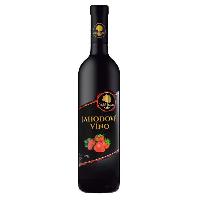 Náš Sad Jahodové víno 0,75l