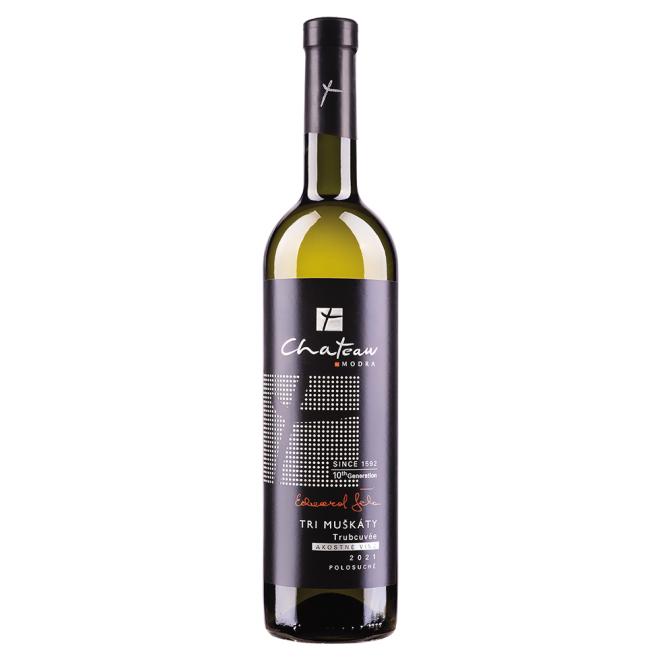 Chateau Modra Premium Tri Muškáty akostné 0,75l