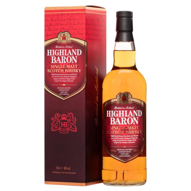 Highland Baron Single Malt 0,7l 40% + kartón