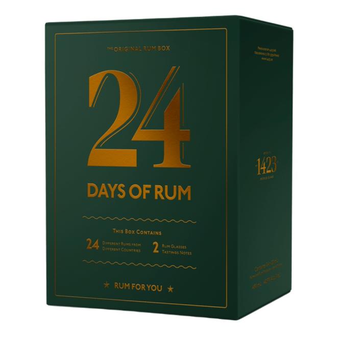 24 Days of Rum rumový adventný kalendár 2022 24x0,02l 43,7% + 2 poháre