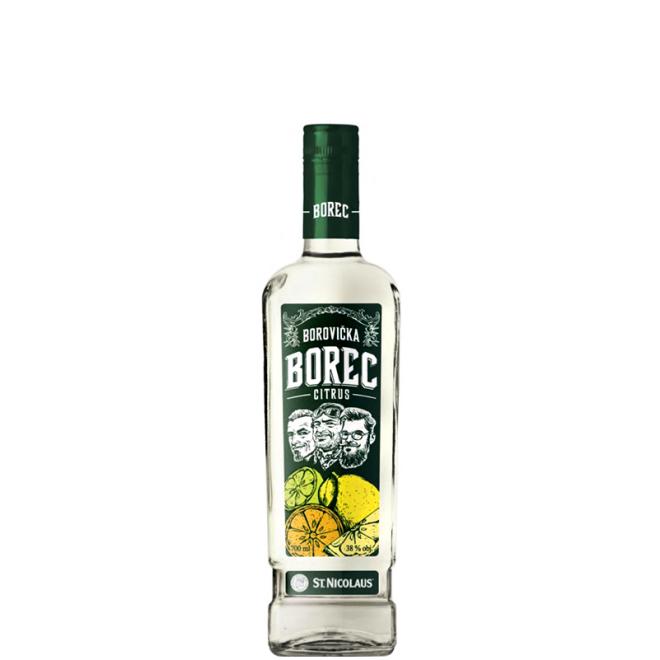 St. Nicolaus Borovička Borec Citrus 0,7l 38%