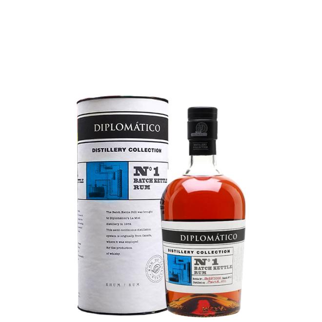 Diplomático Distillery Collection No. 1 Batch Kettle 0,7l 47% + tuba