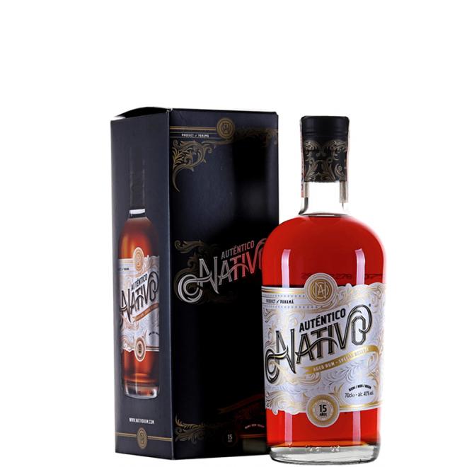 Auténtico Nativo 15 Y.O. 0,7l 40% + kartón