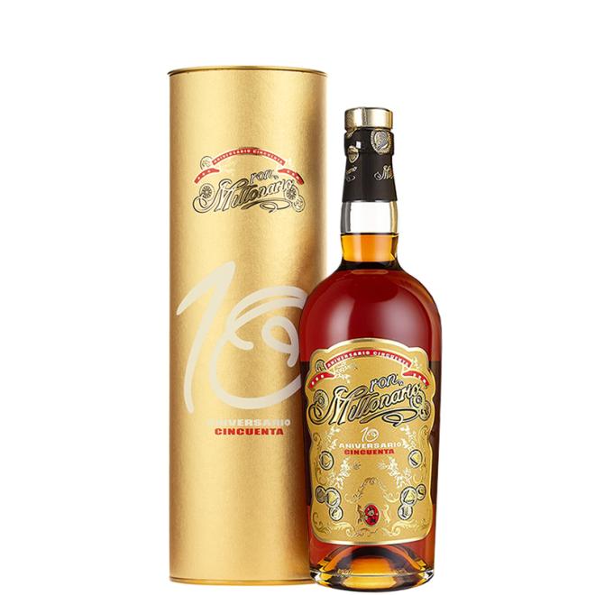 Millonario 10 Y.O. Cincuenta 0,7l 50% + tuba