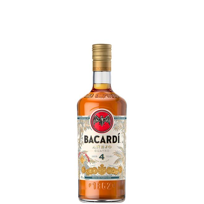 Bacardi 4 Años Añejo Cuatro 0,7l 40%