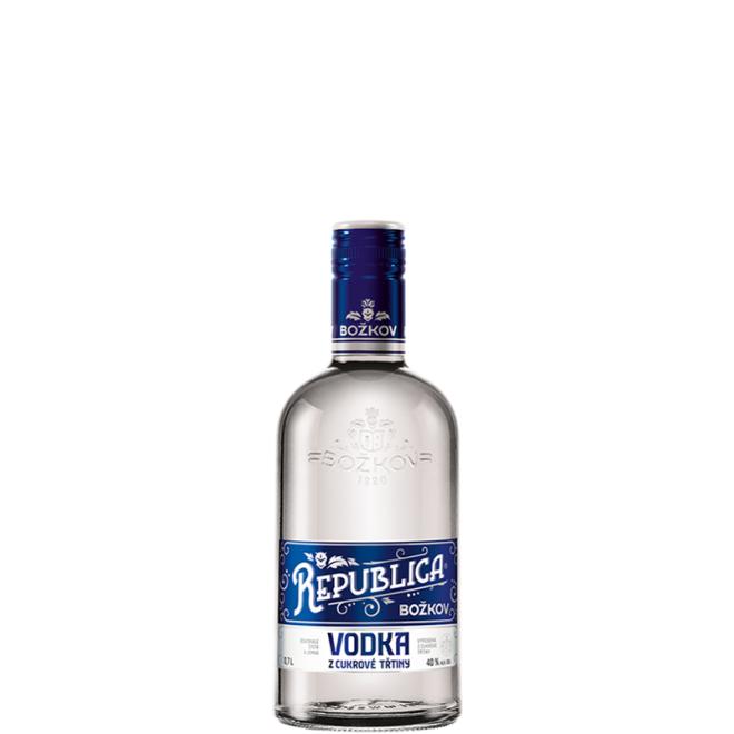 Božkov Republica Vodka z cukrovej trstiny 0,7l 40%