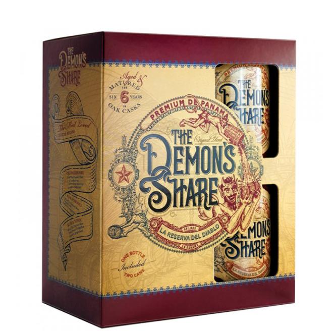 Demon's Share 0,7l 40% + 2 poháre v kazete