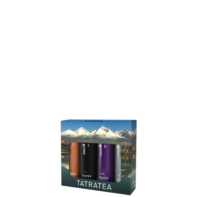 Tatratea MINI SET 4 x 0,04l 42%-72% + kartón